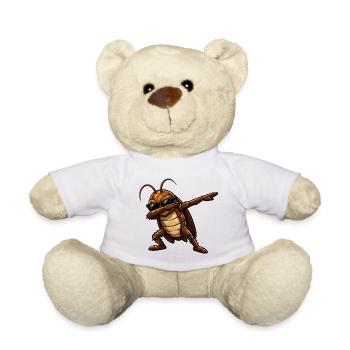 Dabbing Kakerlake Kakerlaken Kakerlake Design - Teddy - Weiß - Vorne