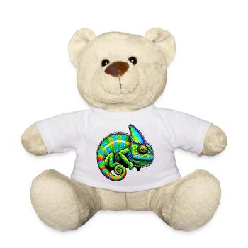 chameleon - Teddy Bear - white - Front