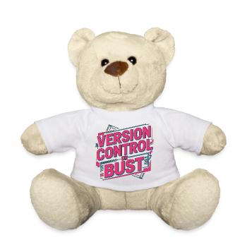 Mobile App Developer Version Control Mobile Coding - Teddy Bear - white - Front