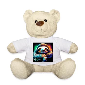 Faultier - Teddy - Weiß - Vorne
