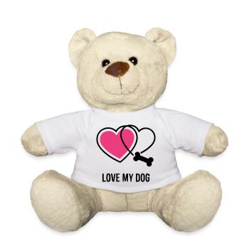 Meilleur ami, amour des chiens, maman de chien, promenade - Nounours - blanc - Devant