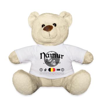 Namur Belgien Streetwear Reise Souvenir - Teddy - Weiß - Vorne