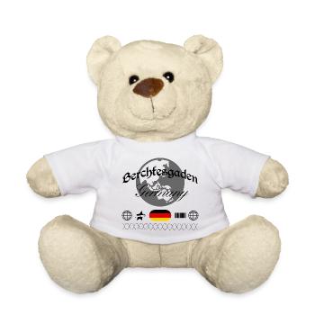 Berchtesgaden Deutschland Streetwear Souvenir - Teddy - Weiß - Vorne