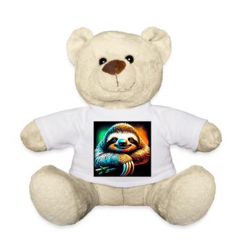 Faultier - Teddy - Weiß - Vorne