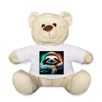 sloth - Teddy Bear - white - Front