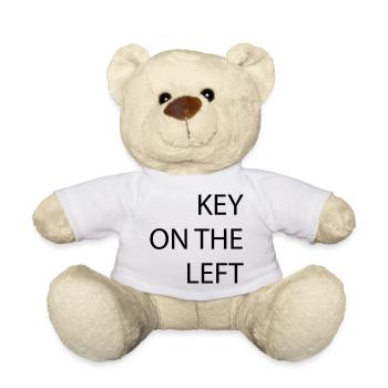 Taste links - Teddy - Weiß - Vorne