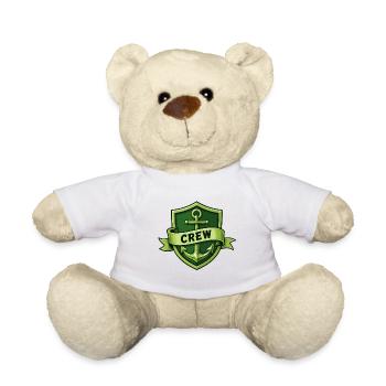 Crew Schild Anker Grafik - Teddy - Weiß - Vorne