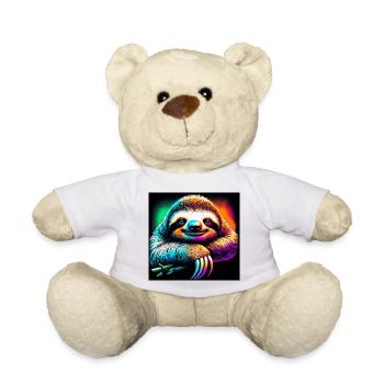 Faultier - Teddy - Weiß - Vorne