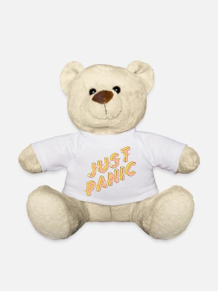 Justy Paklic 3D Schriftzug - Teddy - Weiß