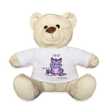 I’m Not Ignoring You, I’m Unplugging - Teddy Bear - white - Front