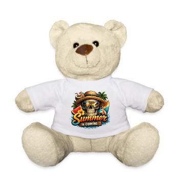 Summer is Comming - Teddy Bear - white - Front