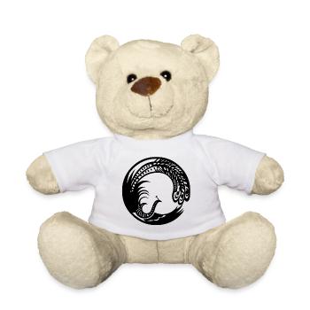 Paon - Nounours - blanc - Devant