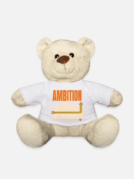 Ambition en cours de livraison - Citation - Nounours - blanc