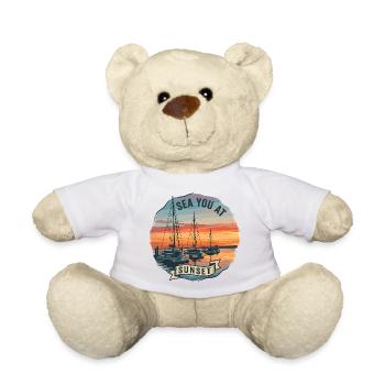 Sails at sunset - Teddy Bear - white - Front