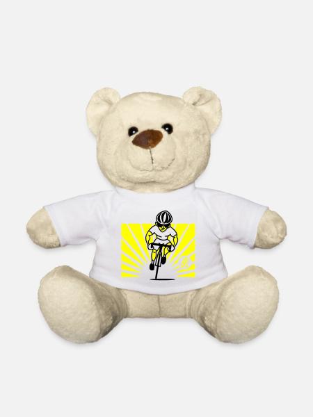 Radfahrer - Teddy - Weiß
