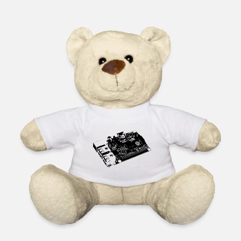 DIY - Raspberry Pi - Linux - Teddy Bear - white