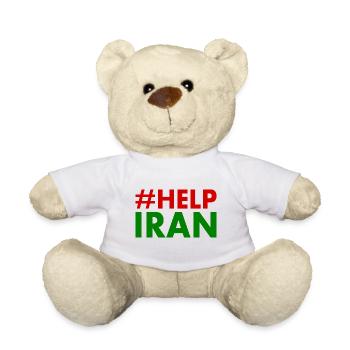 Help iran - Teddy Bear - white - Front