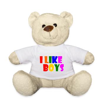 I like boys - Teddy - Weiß - Vorne