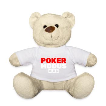 Poker Modus an - Teddy - Weiß - Vorne