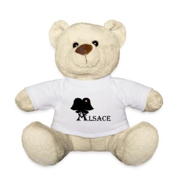 Coiffe Alsace - Nounours - blanc - Devant