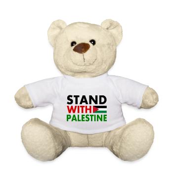 Stand with palestine - Nounours - blanc - Devant