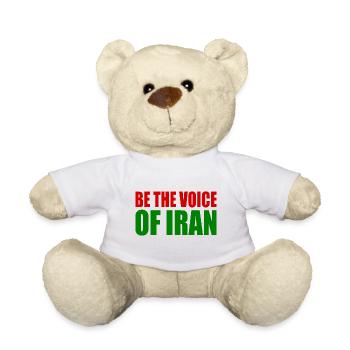 Be the voice of iran - Nounours - blanc - Devant