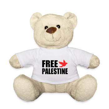 Free palestine - Teddy Bear - white - Front