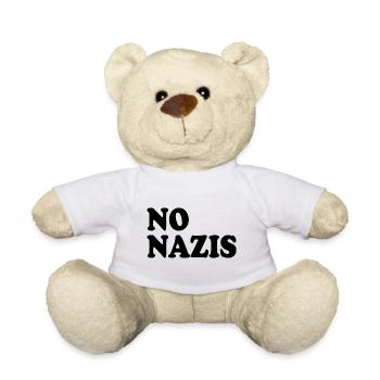 No nazis - Teddy - Weiß - Vorne