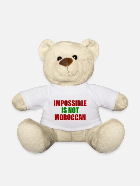 impossible is not moroccan - Nounours - blanc
