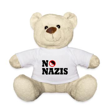 No nazis - Teddy - Weiß - Vorne