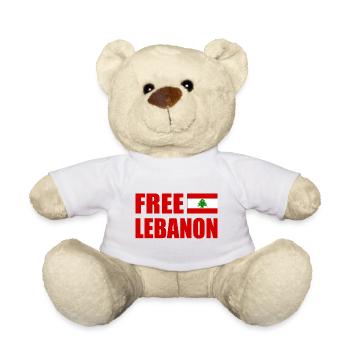 free lebanon - Nounours - blanc - Devant