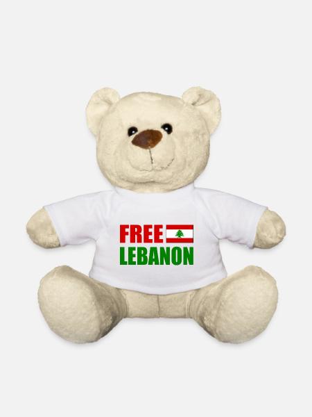 free lebanon - libanon - Teddy - Weiß