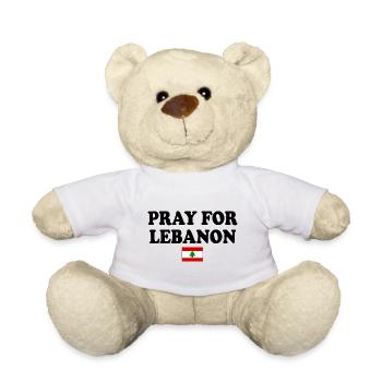 Pray for lebanon - Nounours - blanc - Devant