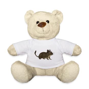 Rongeurs Degu Cool Cool Mignons - Nounours - blanc - Devant