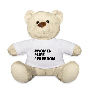 Women life freedom - Nounours - blanc - Devant