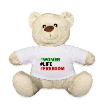Women life freedom - Nounours - blanc - Devant