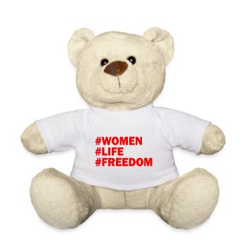 Women life freedom - Nounours - blanc - Devant