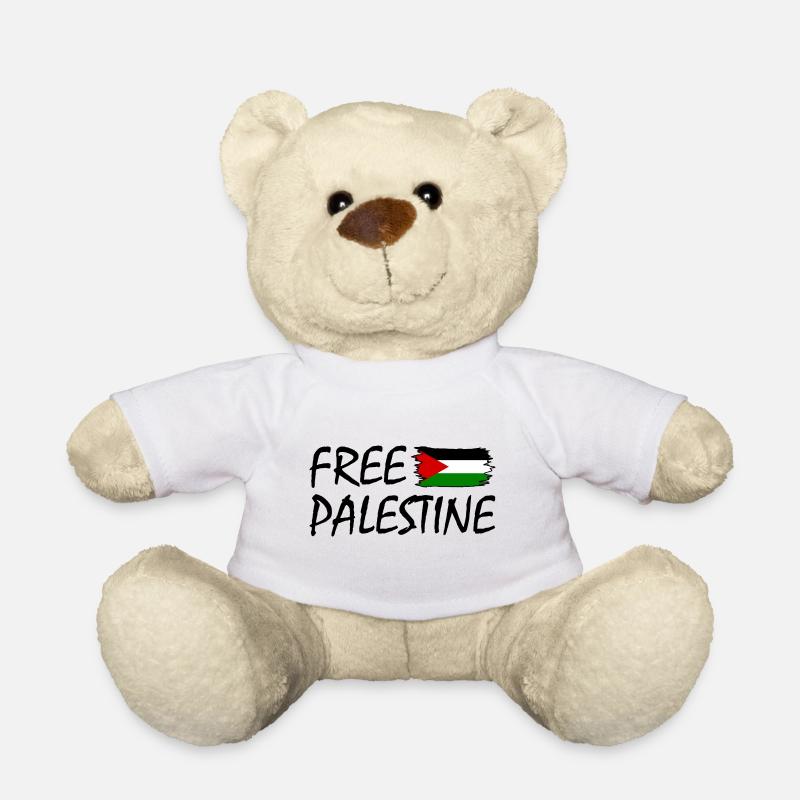 Free palestine - Nounours - blanc