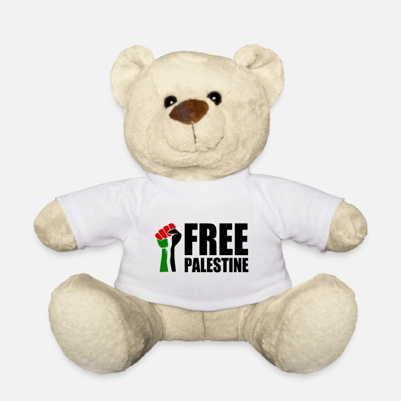 Free palestine - Teddy Bear - white