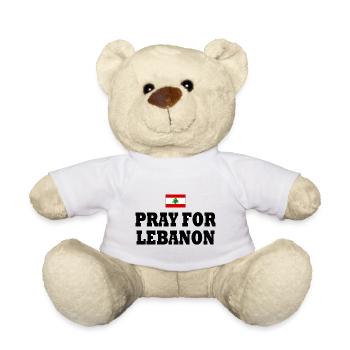 Pray for lebanon - Nounours - blanc - Devant