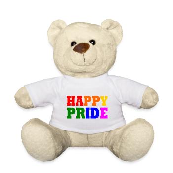 Happy pride - Nounours - blanc - Devant