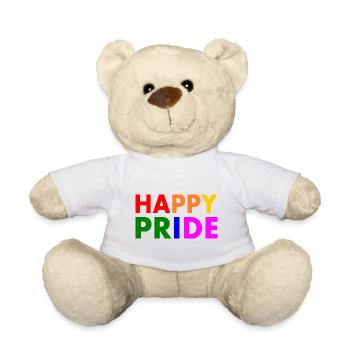 Happy pride - Teddy - Weiß - Vorne