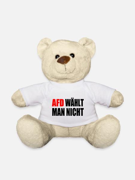 afd wählt man nicht - Teddy - Weiß