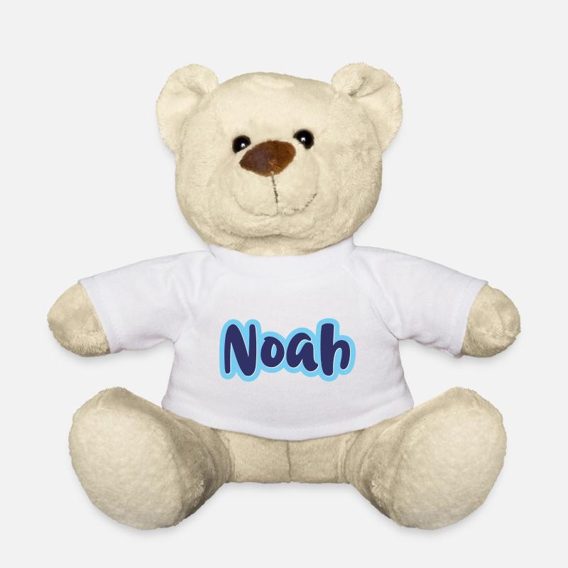 Noah Name Vorname - Teddy - Weiß