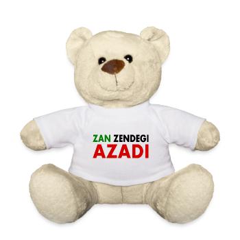 women life freedom Zan zendegi azadi - Nounours - blanc - Devant