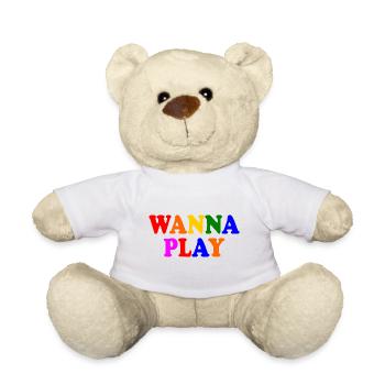 Wanna play - Teddy - Weiß - Vorne