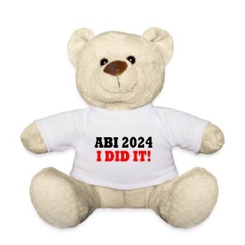 Abi 2024 - Teddy - Weiß - Vorne