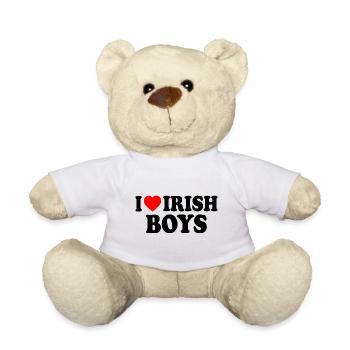 I love irish boys - Nounours - blanc - Devant
