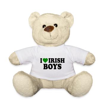 I love irish boys - Nounours - blanc - Devant