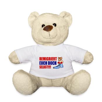 Remigrez vous-mêmes - Nounours - blanc - Devant